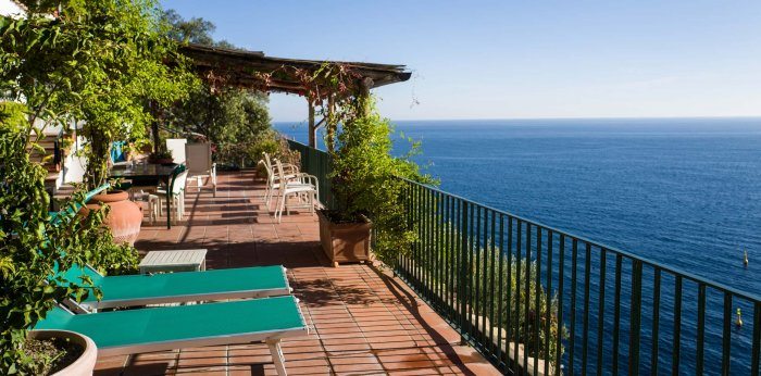 Villa la Madonnina Amalfi Coast Main terrace