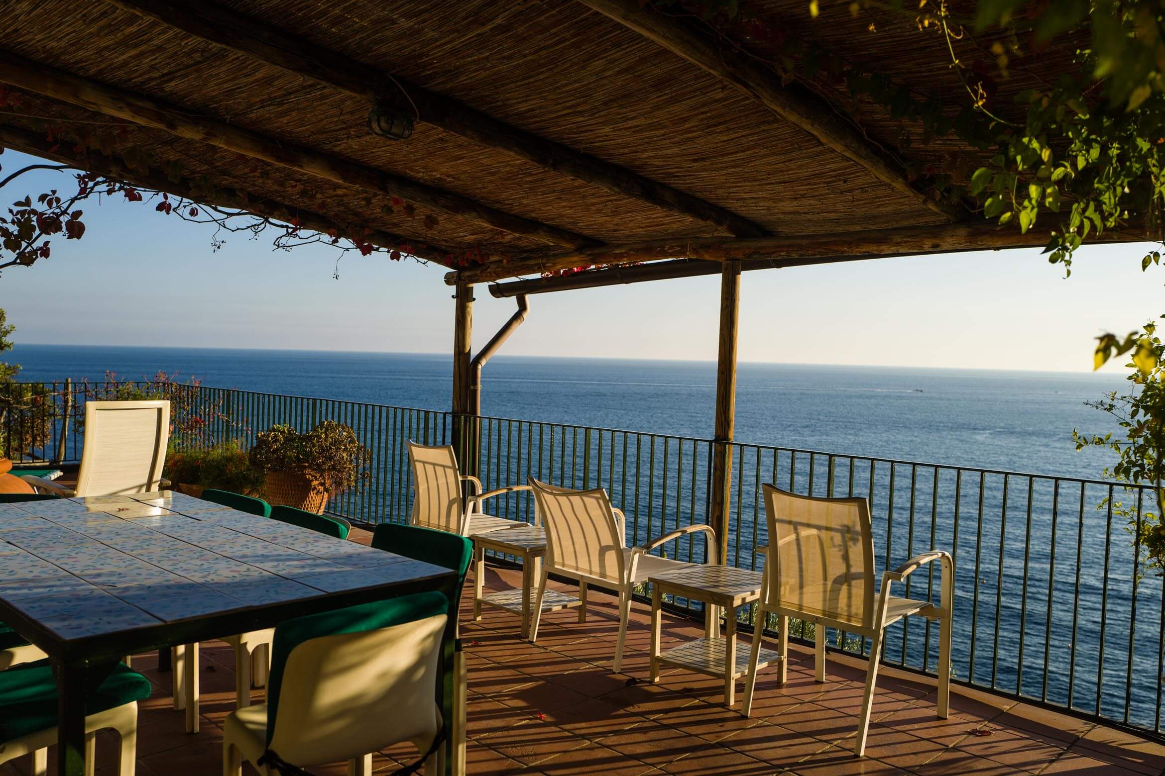Villa la Madonnina Amalfi Coast views from main terrace