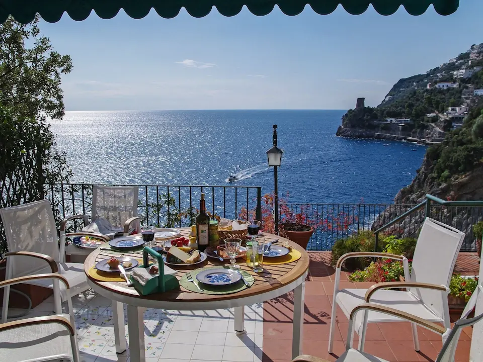 Luxury Amalfi Villa Waterfront Loggia