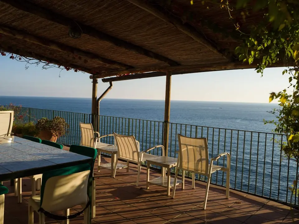 Luxury Amalfi Villa Waterfront Main Chairs