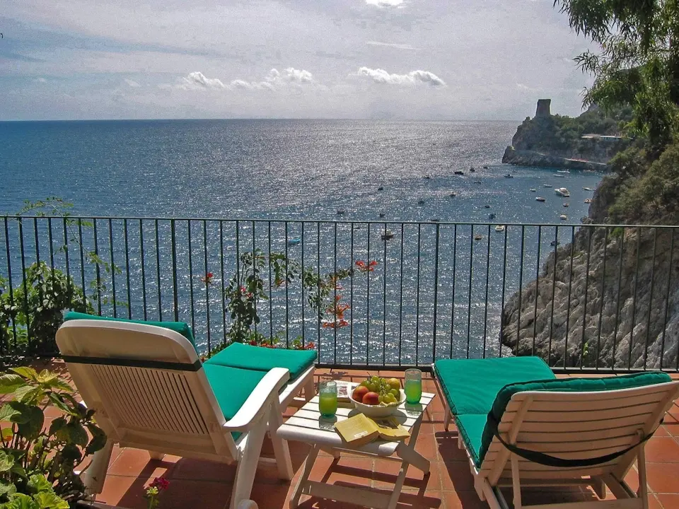Luxury Amalfi Villa Waterfront Main-two-Deck