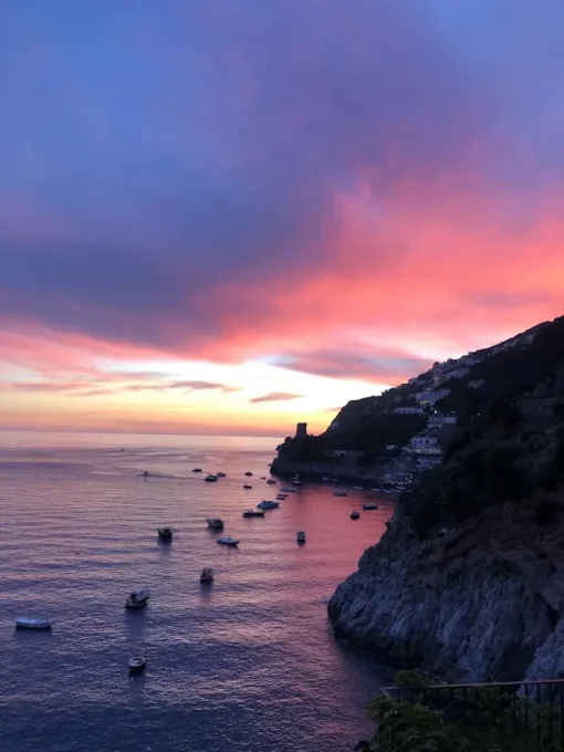 Luxury Amalfi Villa Waterfront Sundown